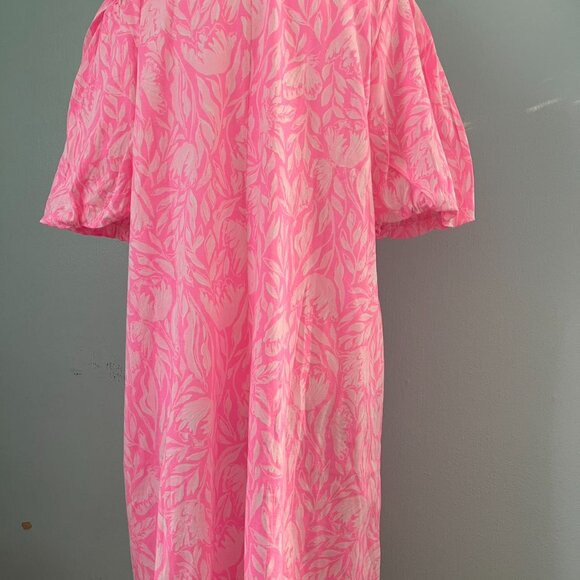 NWT Lilly Pulitzer Mercer Dress | Rousseau Pink Tulip To Tango | SZ XL - Picture 5 of 5